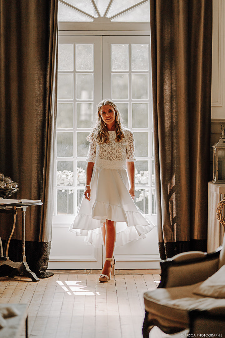 CAROLLE - JUPE MARIAGE Christelle Vasseur Couture