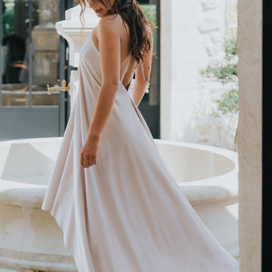 Diva satin dress - Civil wedding