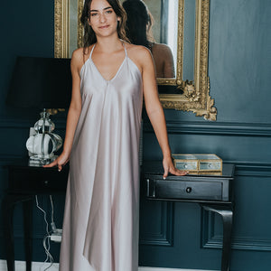 Diva satin dress - Civil wedding